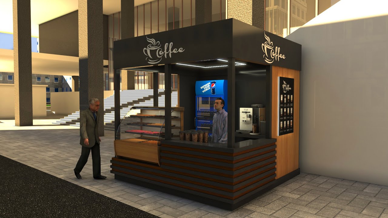 Coffee Shop Modeling | 3ds Max Tutorial