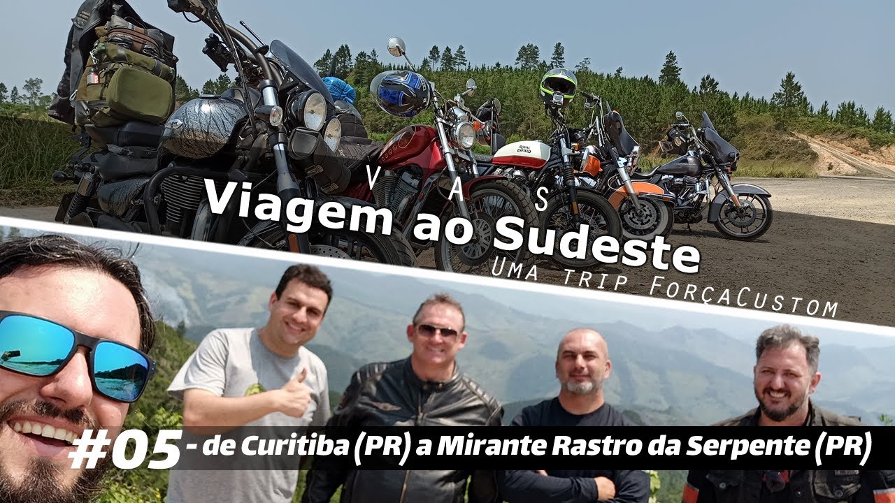 VAS 05 - Me apresentaram o RASTRO DA SERPENTE - de Curitiba ao Mirante BR 476 em Adrianópolis.