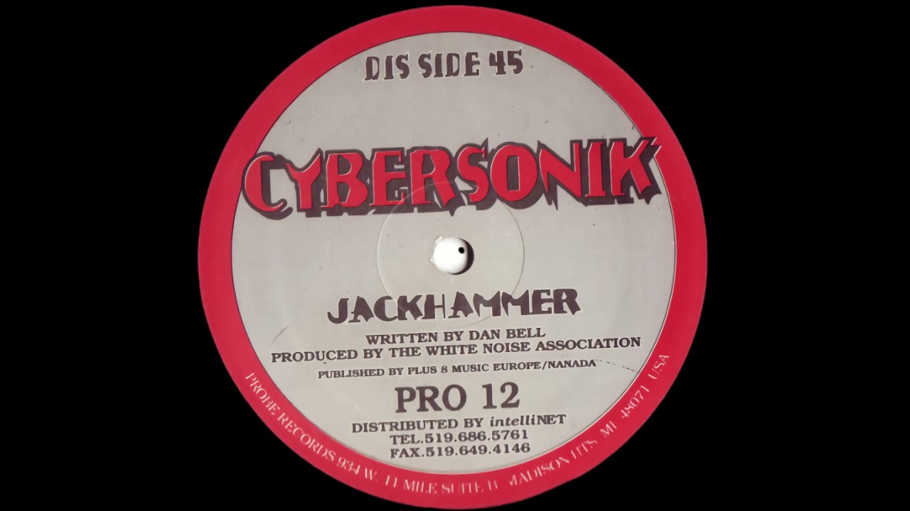 Cybersonik - Jackhammer / Machine Gun (1993) - [Industrial Hardcore, Oldschool Speedcore]