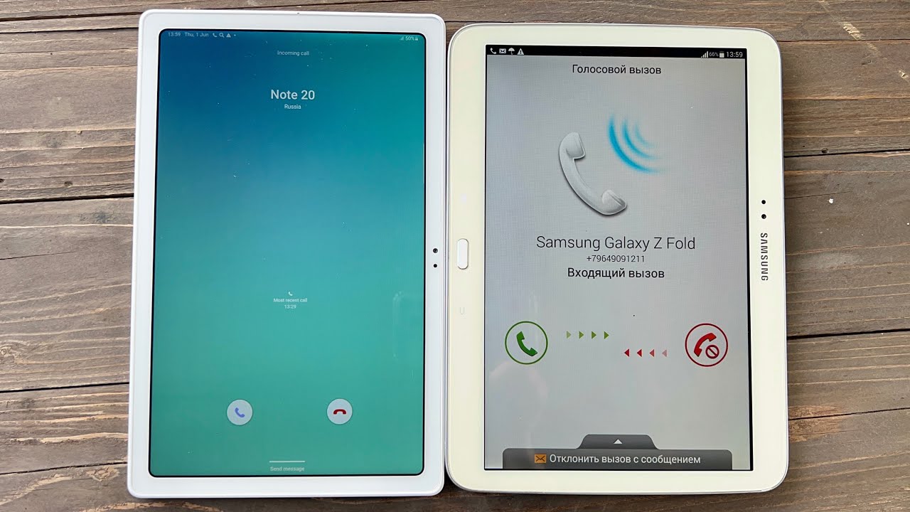 Samsung tablet Tab A8 2021 Vs Samsung Tab3 incoming Call