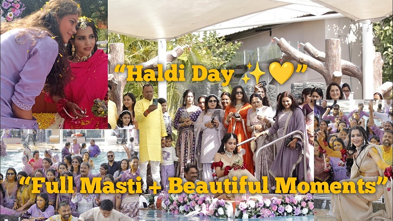 “Haldi Day… full masti, full vibe! 💛✨ /Part6 /Pranshi Riya 