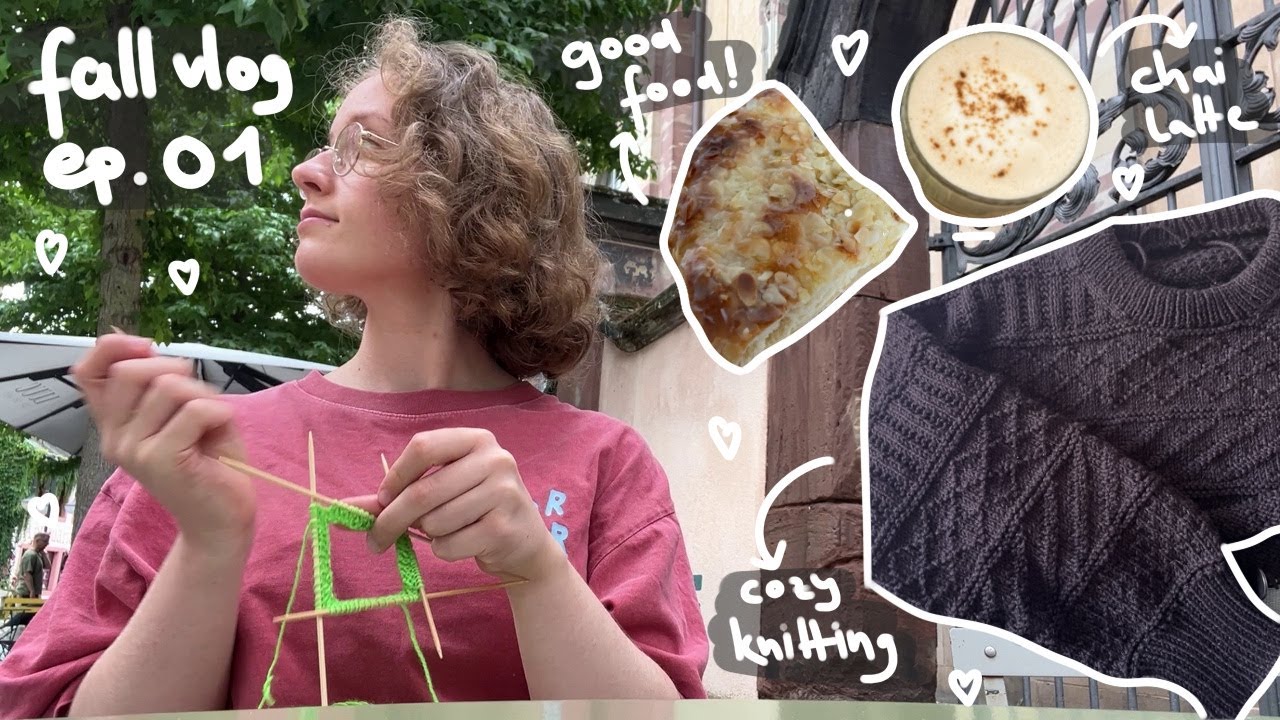 spend the 1st week of fall with me | cozy knitting, new clothes & good food ♡ | fall vlog ep. 01