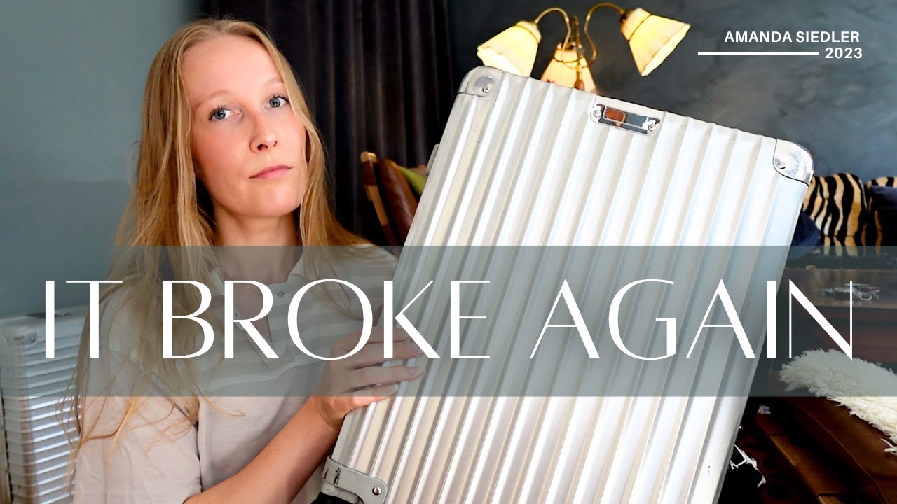 My Rimowa Luggage Broke AGAIN - Let's Repair It Together!! | DYI Rimowa Classic Cabin Luggage Repair