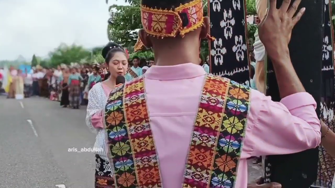 Penerimaan kirab salib NYD ( Nusra youth day) wilayah nele timur ( OMK orang mudah katolik)