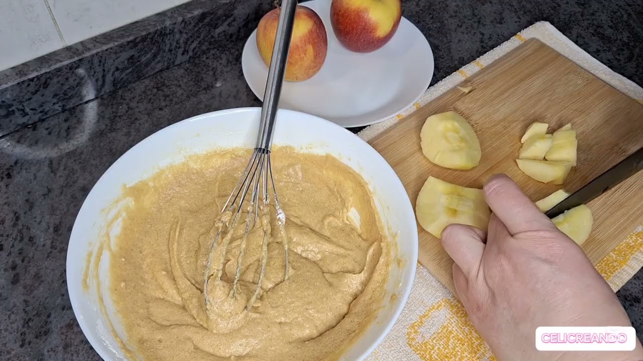 Tarta de manzana sin gluten fácil y jugosa | Receta casera apta celíacos