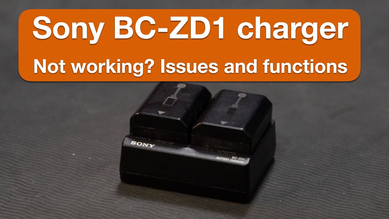 Sony DC-ZD1 usb-c  NP-FZ100  battery charger, not working fix , uses and functions
