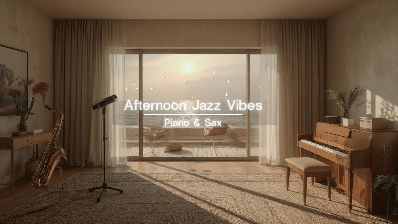 Afternoon Jazz Vibes - Piano & Sax | Background Music for Relaxation | Vol. 9
