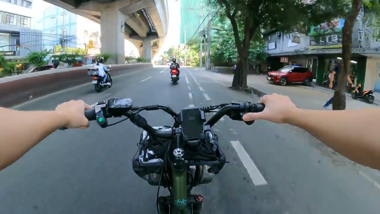 Fiido T1 Pro GoPro Max Lens Mod POV Vlog | Fiido T1 Swapped Hub Motor Drive