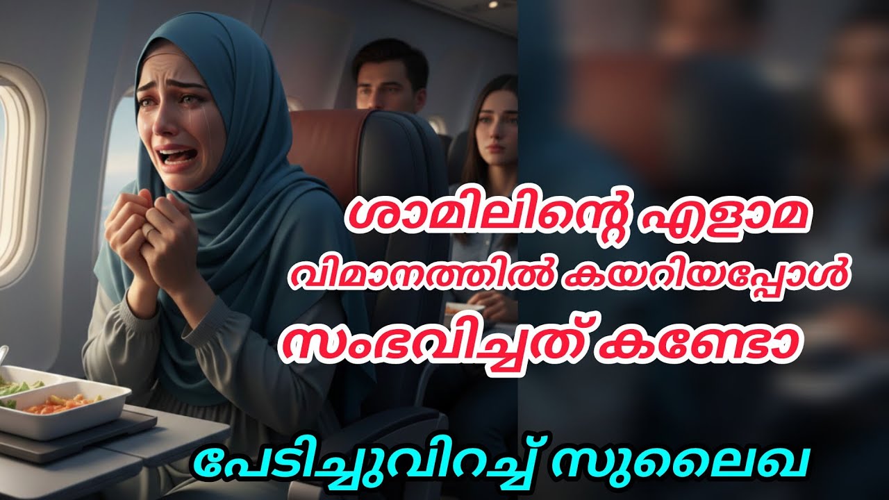 ഷാമിലിന്റെ എളാമ വിമാനത്തിൽ കയറിയപ്പോൾ സംഭവിച്ചത് കണ്ടോ😳പേടിച്ചു വിറച്ച് എളാമ#noorfathima 