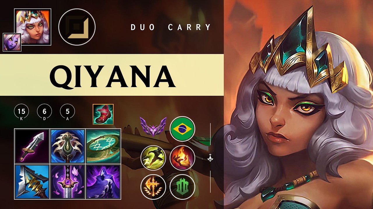 Qiyana ADC vs Zeri - BR Master Patch 26.03