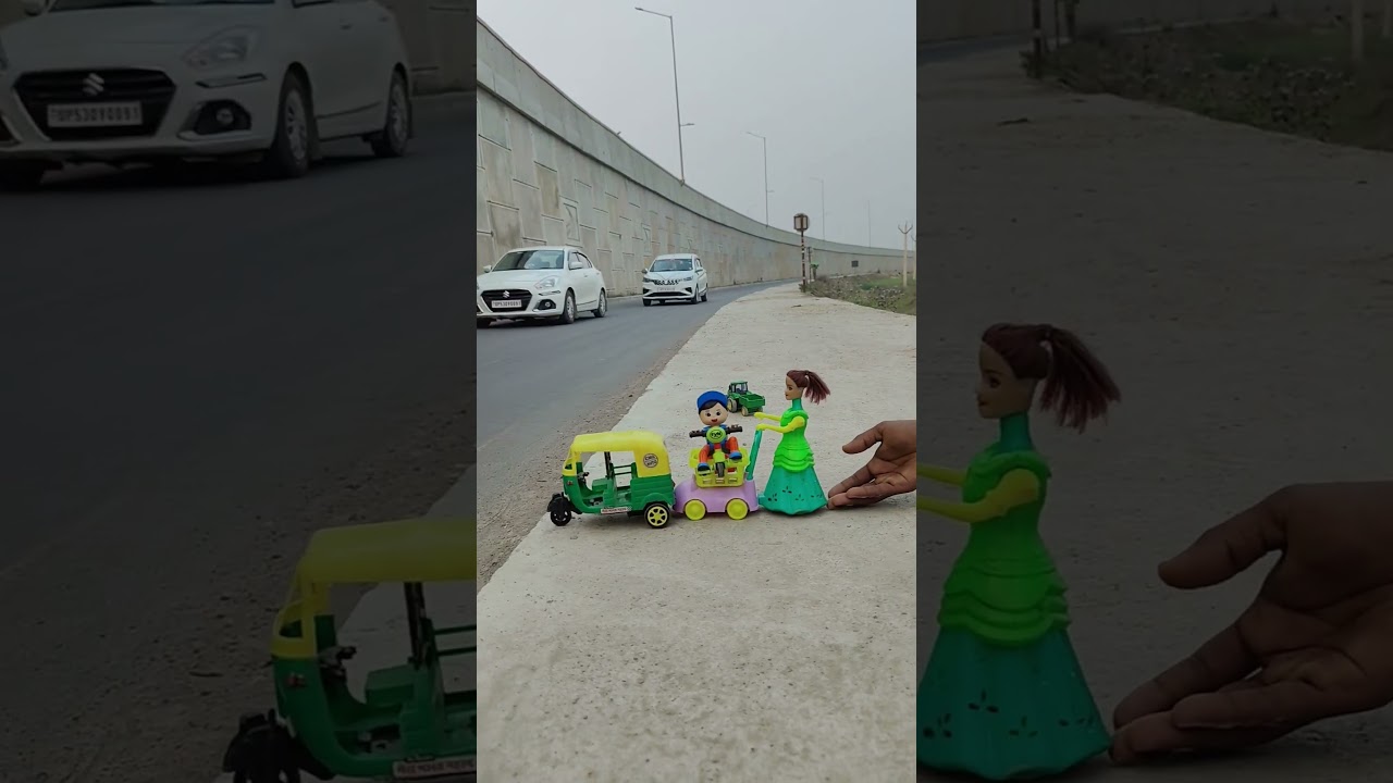 Remote Control Vespa Scooty Vs Swaraj Tractor Unboxing And Testing Short Video ||