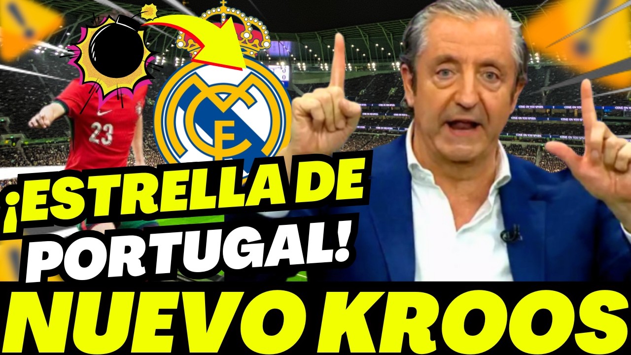 🚨¡EL REAL MADRID FICHARÁ CON UN GRAN JUGADOR DE LA SELECCIÓN PORTUGUESA!