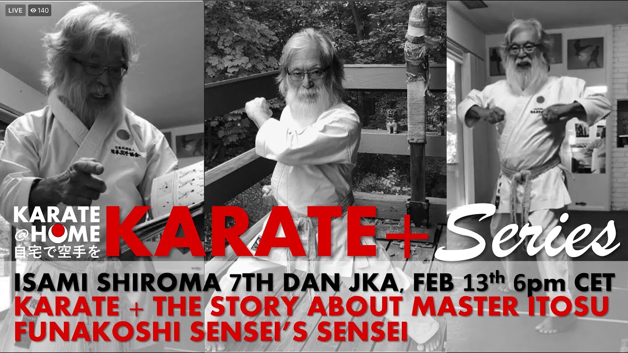 Karate@Home class 13 02 22 with Isami Shiroma