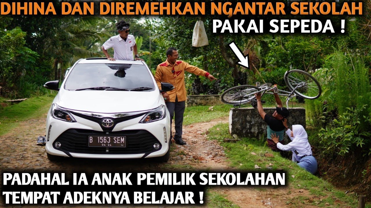 DIHINA & DIREMEHKAN KARNA NGANTER SEKOLAH PAKAI SEPEDA‼️PADAHAL IA ANAK PEMILIK SEKOLAH‼️
