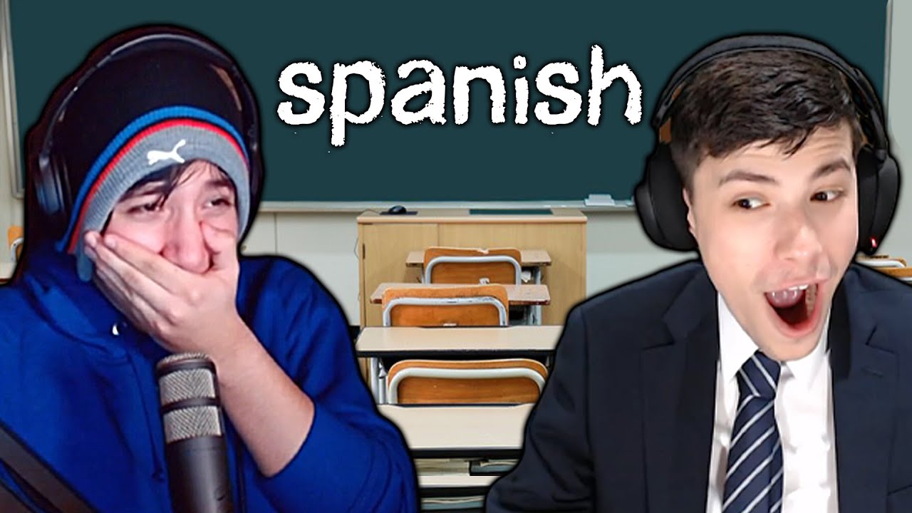 Quackity Teaches George To Speak Spanish...