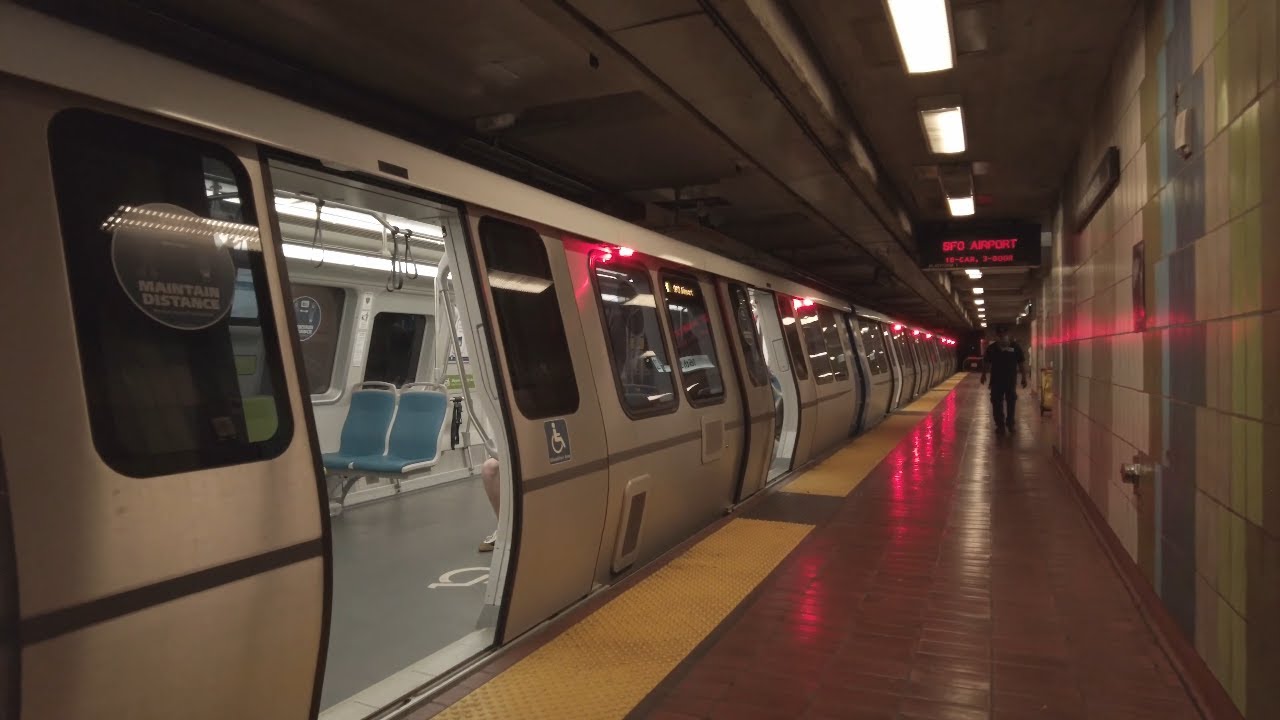 Riding BART from Mission to San Francisco International Airport (SFO)