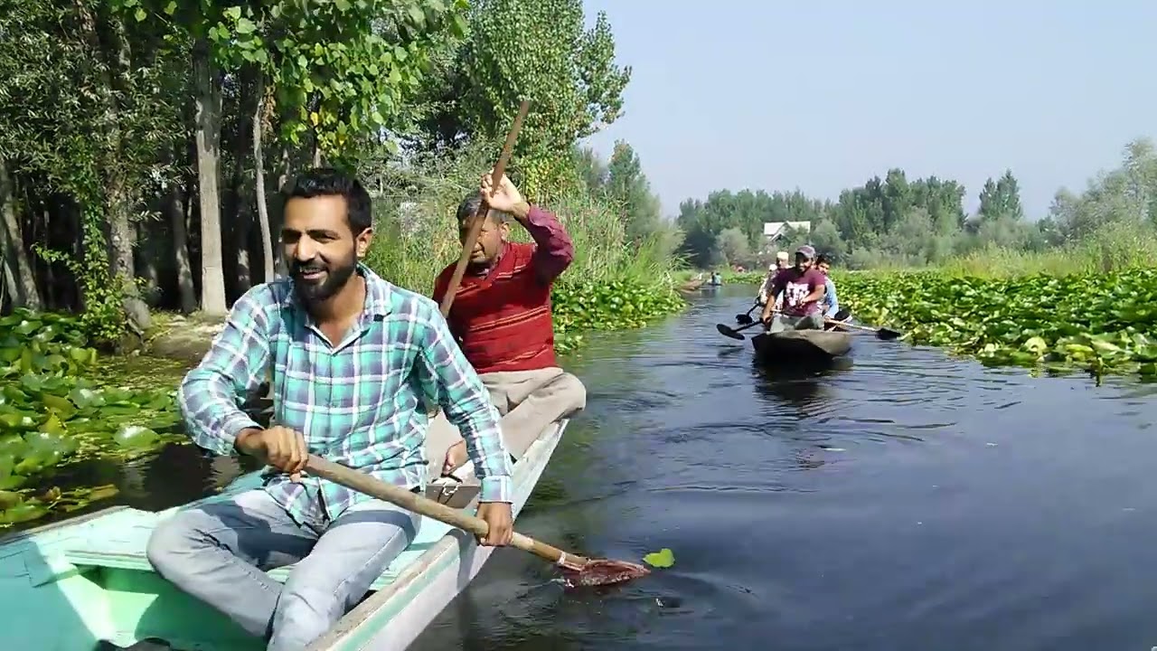 Прогулка на лодке по оз. Дал/Dal Lake, Srinagar, J&K 2017