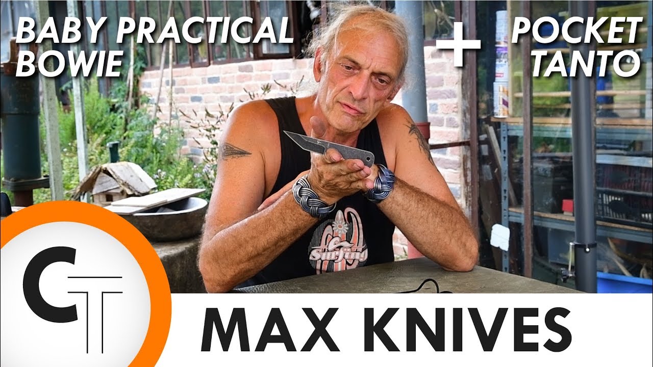 FRED PERRIN x MAX KNIVES : Baby Practical Bowie + Pocket Tanto