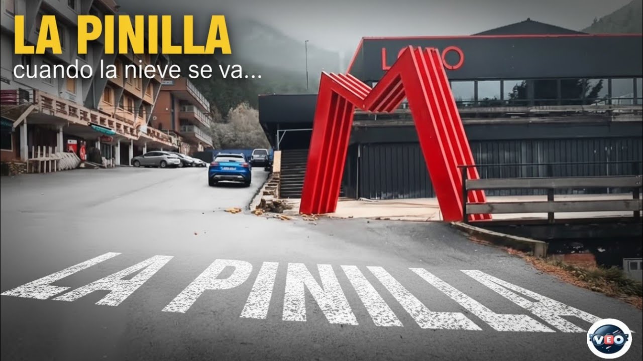 ¿QUE HAGO AQUI ? FUÍ A UNA ESTACIÓN DE ESQUÍ Y ESTABA...CERRADA Y SIN NIEVE LA PINILLA | BIKE PARQ🌨️