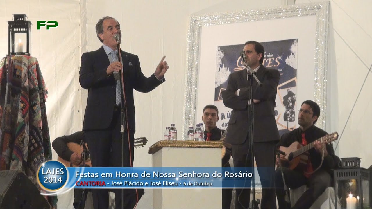 Festas das Lajes 2014 -  Cantoria -  José Plácido e José Eliseu  -  6 de Outubro 2014