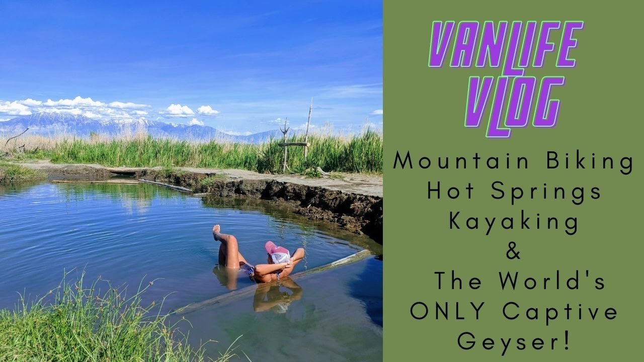 Biking McCoy Flats, Hooper Springs and the worlds only Captive Geyser!