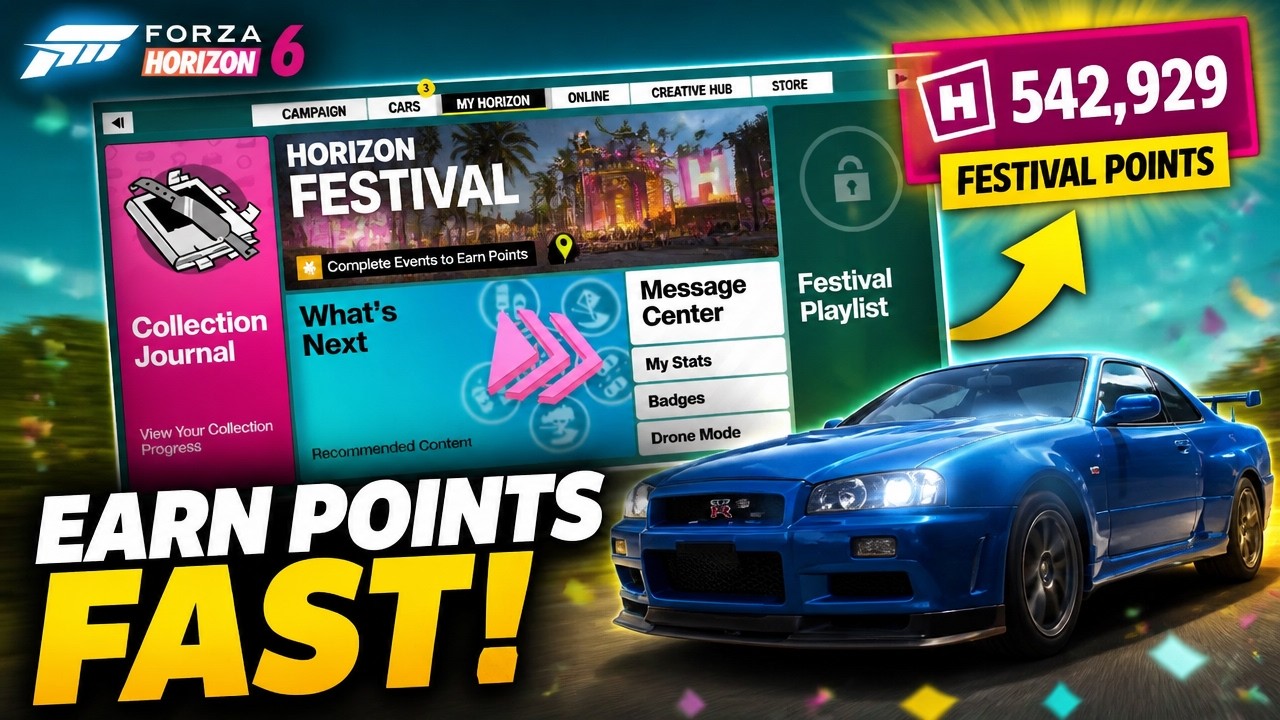 Forza Horizon 6: How to Earn Horizon Festival Points