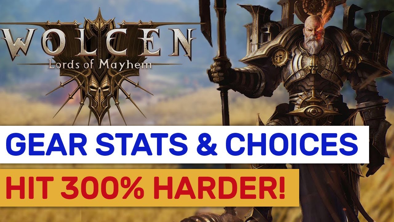 Wolcen - Best Gear Stats For DMG! Offensive Choices Explained!