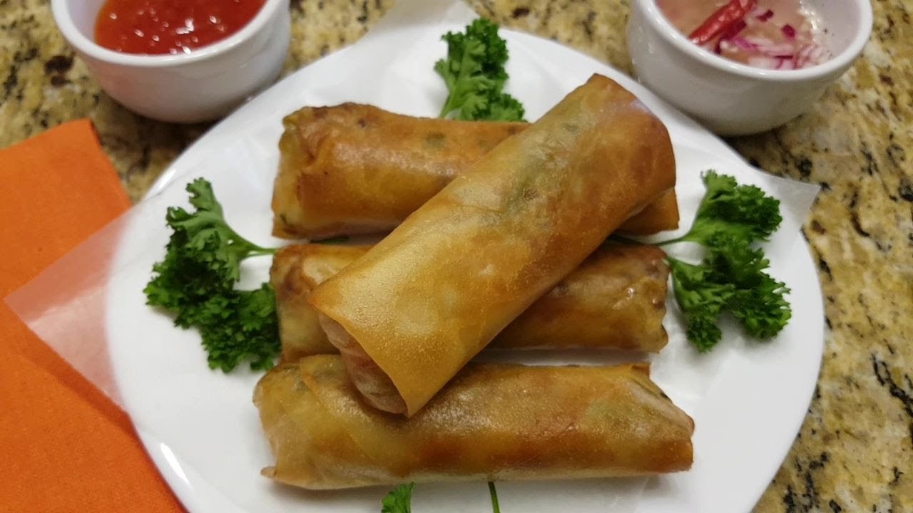 Crispy Vegetarian Vegetable Spring Rolls (Malutong na Lumpiang Gulay)