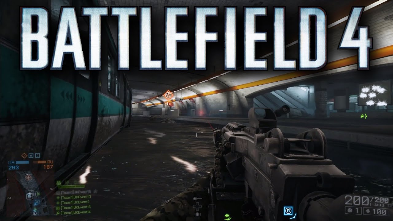 Battlefield 4 Operation Metro Conquest Gameplay - Second Assault Map and How It Plays! (Multiplayer)