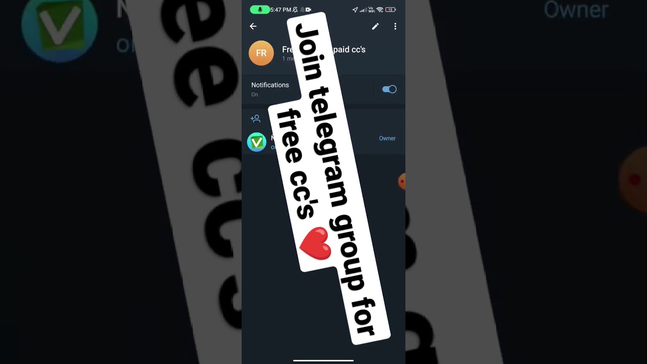 join telegram for free cc's