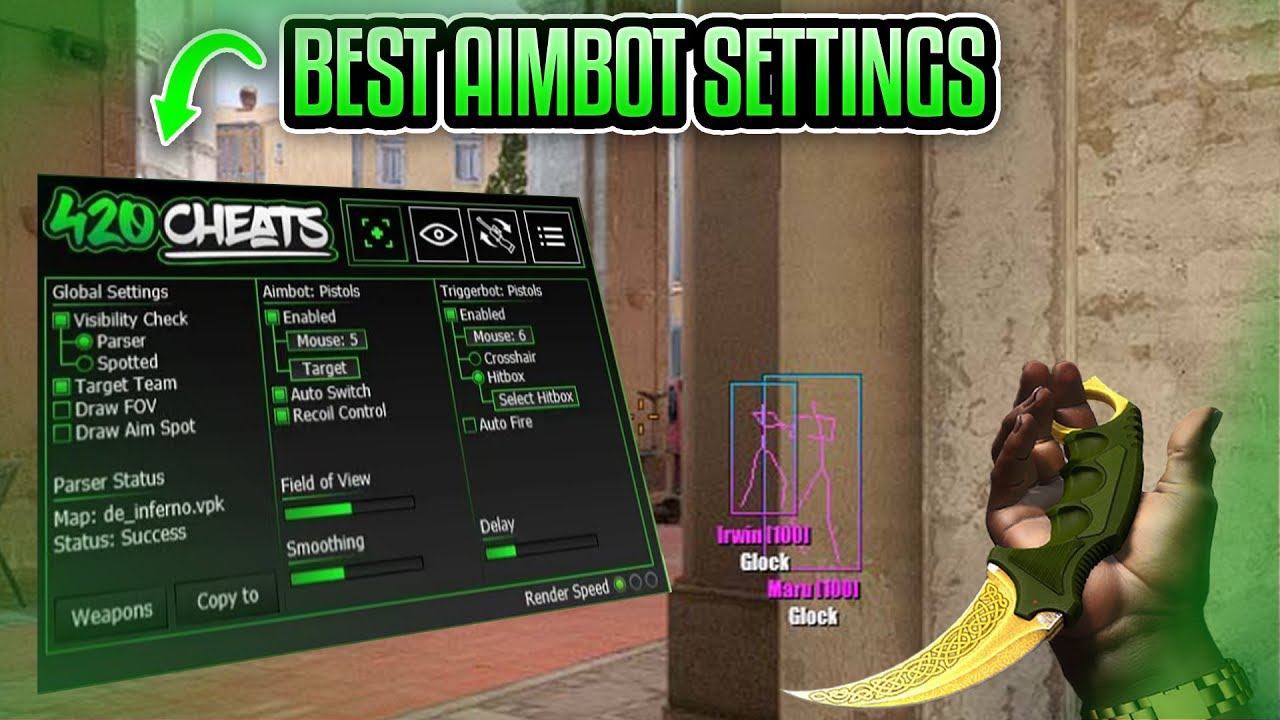 CS2 Aimbot (Best Legit Aimbot Settings - 420Cheats)