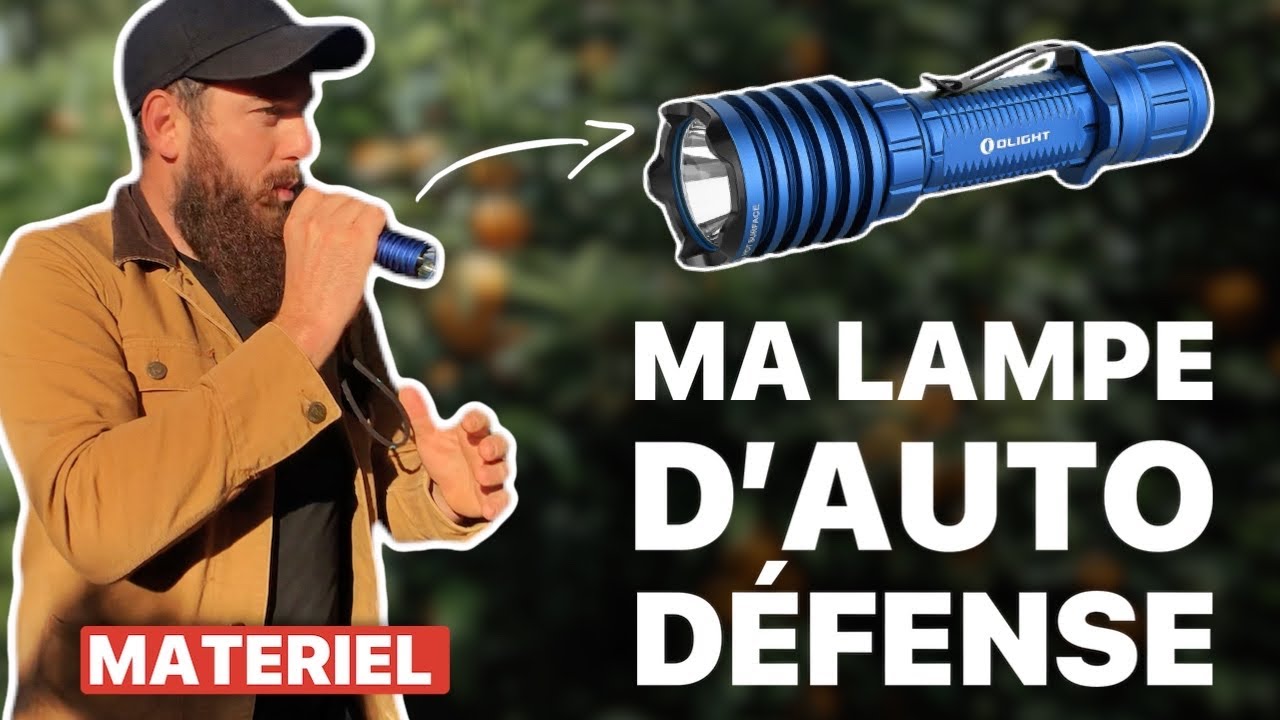 Ma LAMPE TACTIQUE  puissante et aveuglante pour la SELF DÉFENSE ( Olight Warrior X Pro )