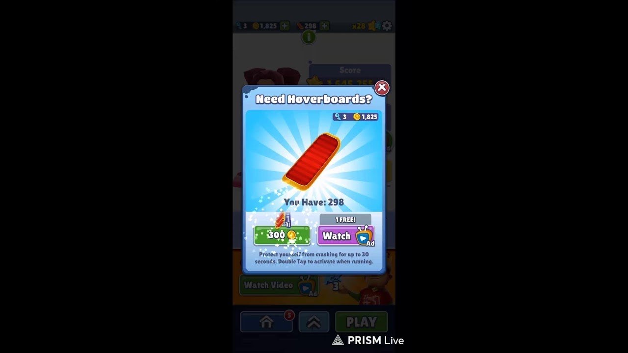 Subway Surfers game new world record 🏆 2 million score 😱 #live #subwaysurferslive #livefeet