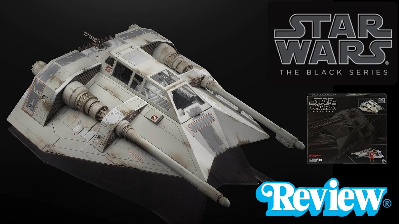 Star Wars The Black Series SNOWSPEEDER with Dak Ralter 6 Inch Figure Review