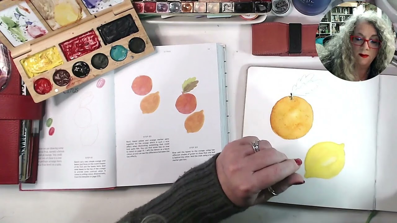 15 Minute Art | Watercolor with Me | January 2024