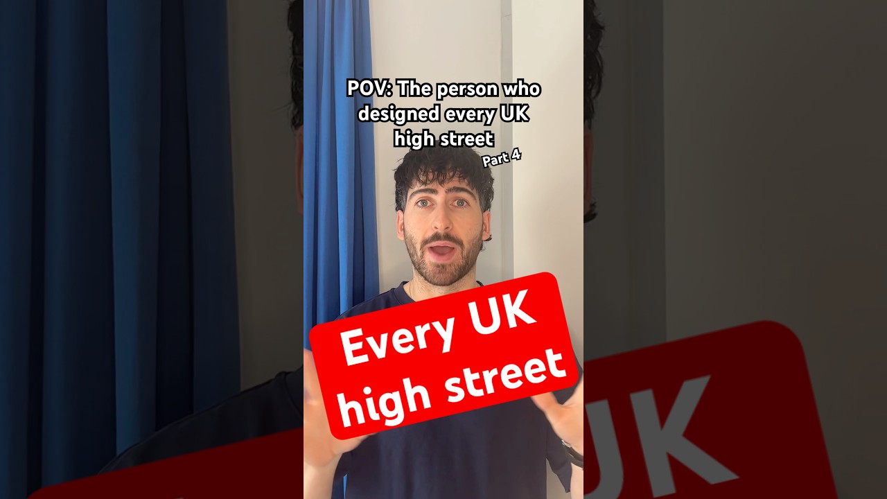 Is your local high street like this?! 🛍️ 😂 #ukcomedy #highstreet #shopping #british #sketch #skit