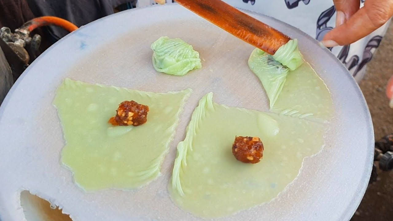 วิธีทำ ข้าวเกรียบปากหม้อ | sakoo sai moo | tapioca ball recipe | thai dessert
