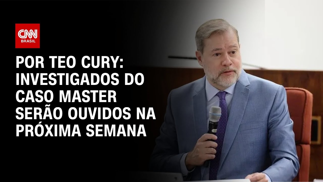 Toffoli marca depoimentos do caso Master para os dias 26 e 27 de janeiro | CNN NOVO DIA