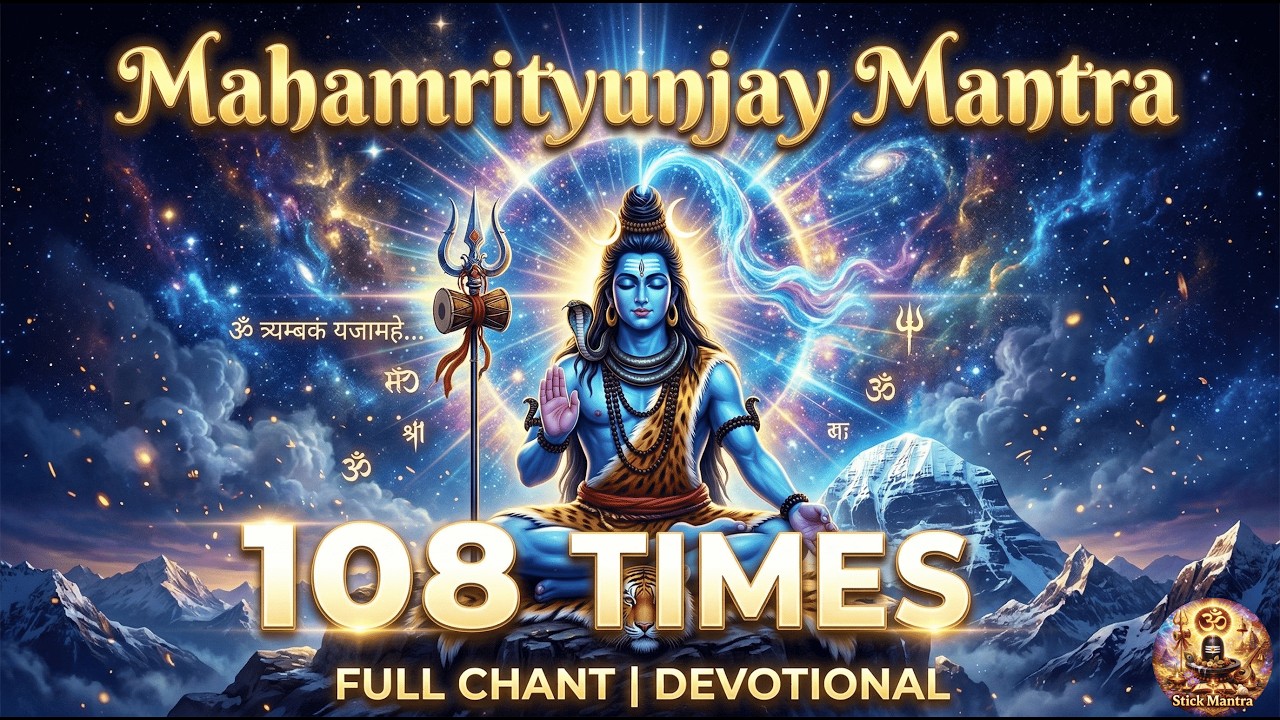 Mahamrityunjay Mantra 108 times I महामृत्युंजय मंत्र 108 बार I Attract Positive Energy