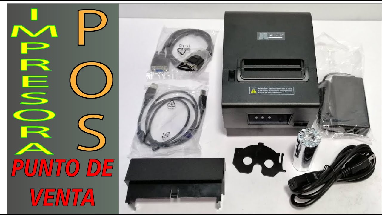 Impresora🖨️POS Jaltech OCPP-80582 | AT 80mm | ✂corte automático | Instalación en Red y USB