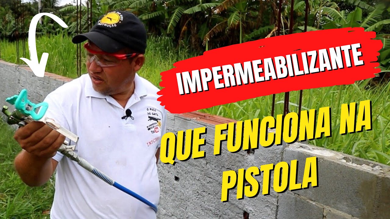 Tinta impermeabilizante que funciona na pistola