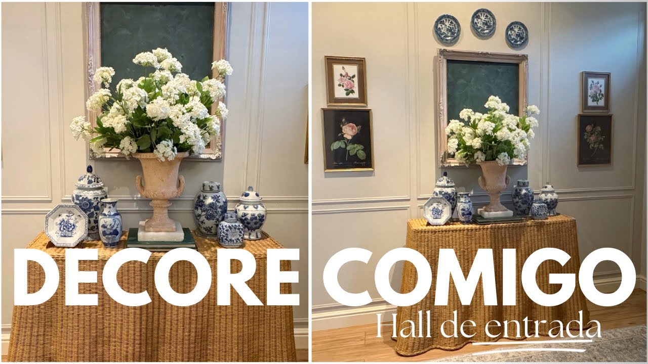 DECORE COMIGO + ARRANJO DE  FLORES PERMANENTES