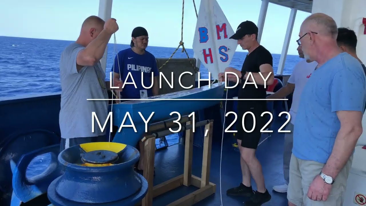 Miniboat 'Conscriptus' launched from M/V Bermuda Islander