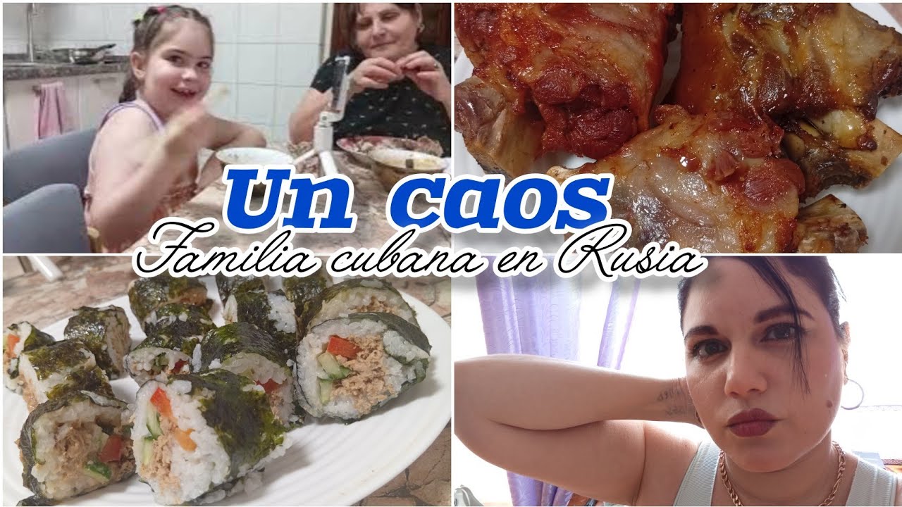 ⭐ “Cubana en Rusia haciendo sushi por primera vez… ¡CAOS!”