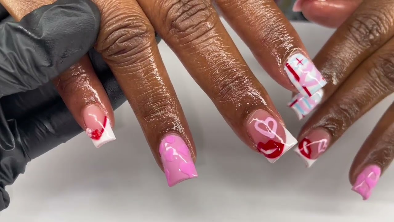 THREE CLIENT NAIL DAY AS A BAHAMIAN NAIL TECH (I had enough round to do my nails too 🥹🤧)