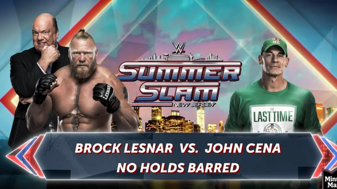WWE 2k26 - Брок Леснар против Джона Сины: матч без правил на SummerSlam