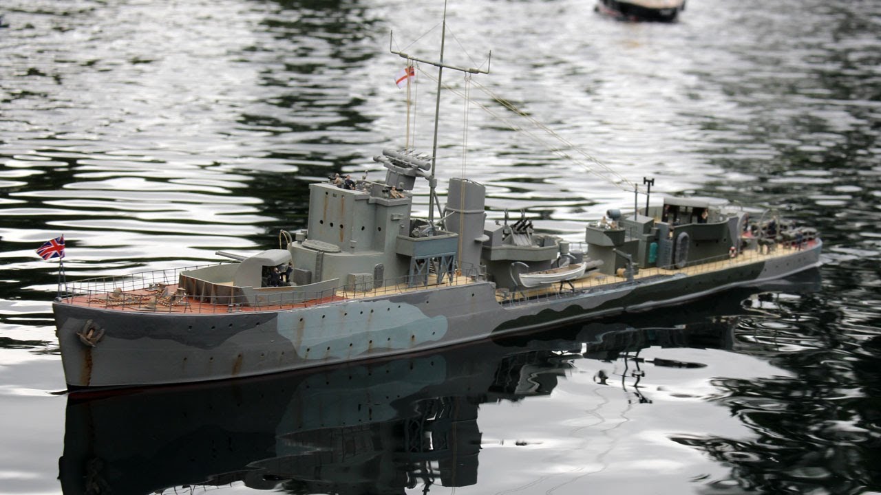 HMS Tanatside | 1/96 Hunt - class Escort | Bournville Navy Day 2024