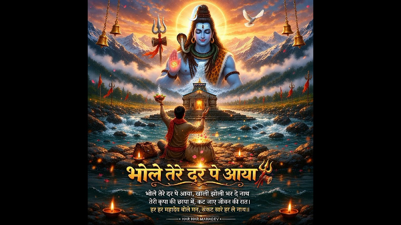 भोले तेरे दर पे आया हैं#न्यू सॉन्ग#ॐ नमः शिवाय#trending#video#🙏🙏🙏🕉️