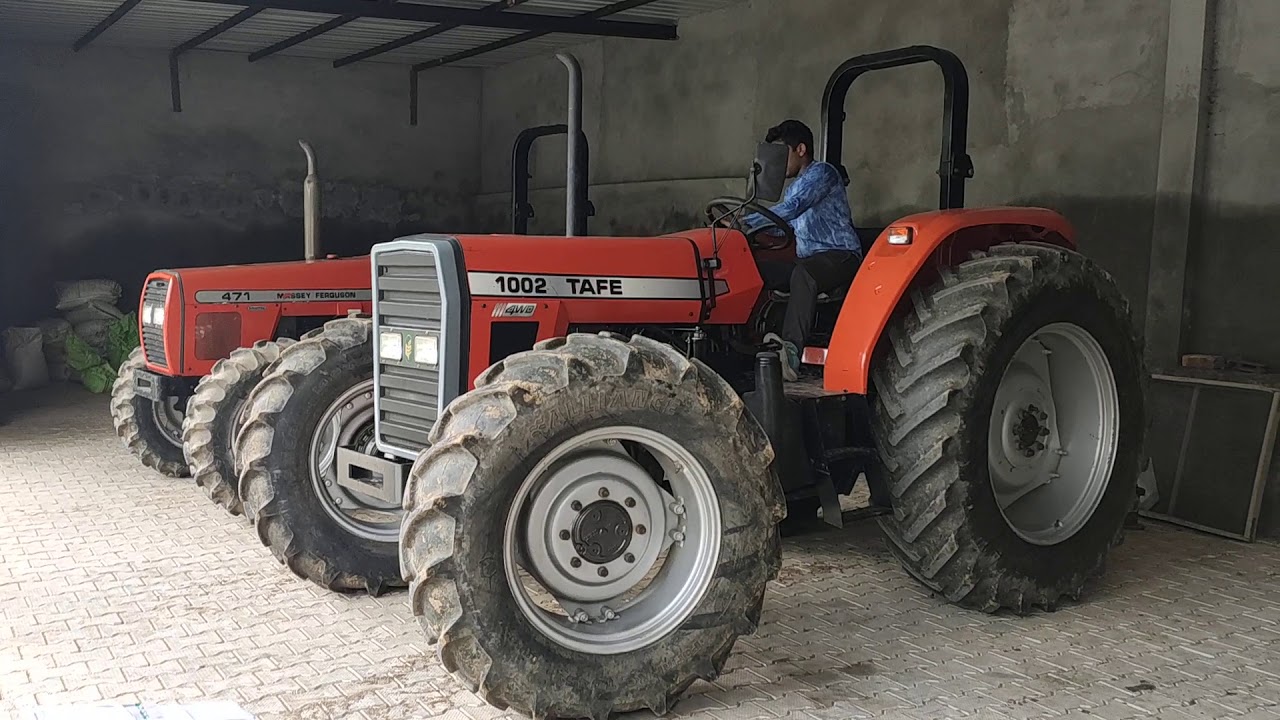 TAFE 1002 टैक्टर 4X4 (100hp) आगे के टायर 14.9.28