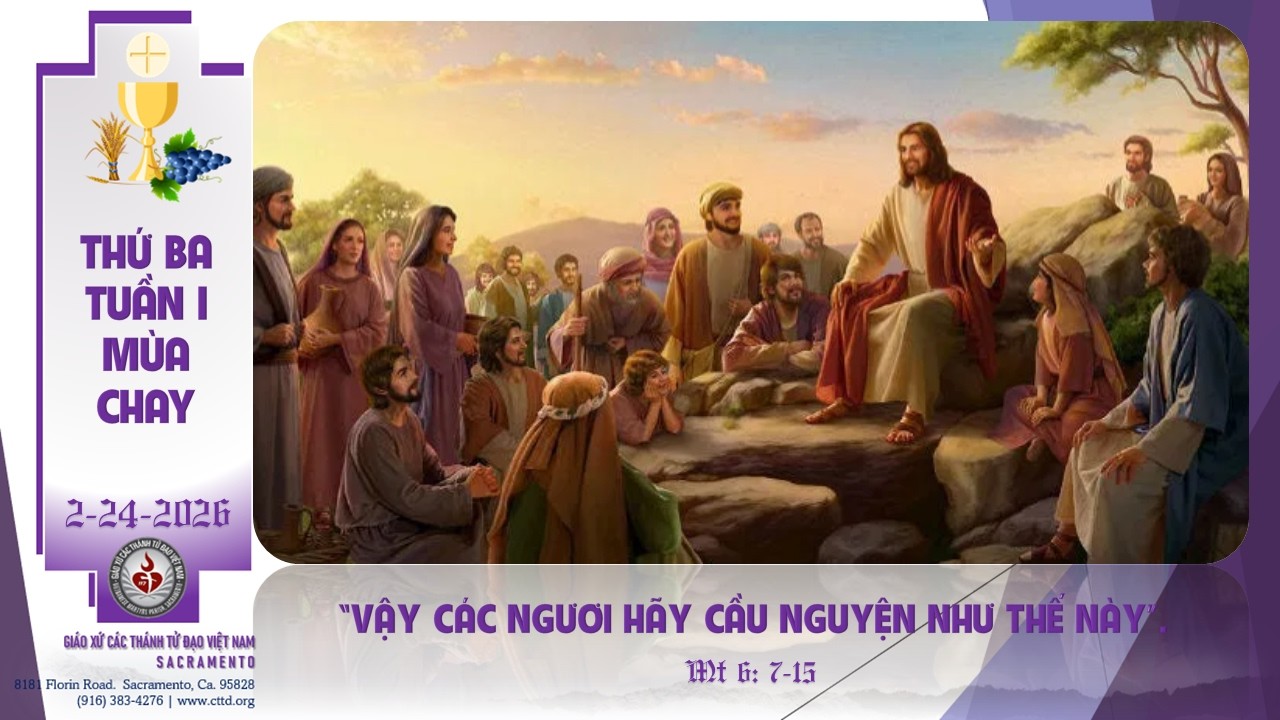 🔴Thánh Lễ  Trực Tuyến: Thứ  Ba  2-24-2026 |  DÀNH CHO BỆNH NHÂN.